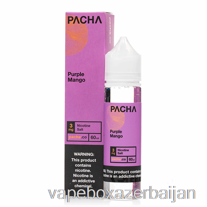 E-Juice Vape Purple Mango - Pacha - 60mL 3mg